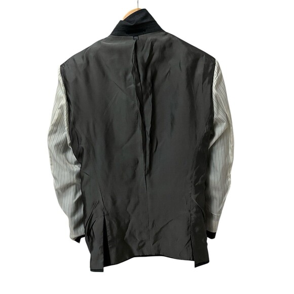 JOS A BANK 1905 Blazer Mens 38R Sport Coat Solid Gray Wool Suit Jacket Slim Fit - Picture 8 of 13